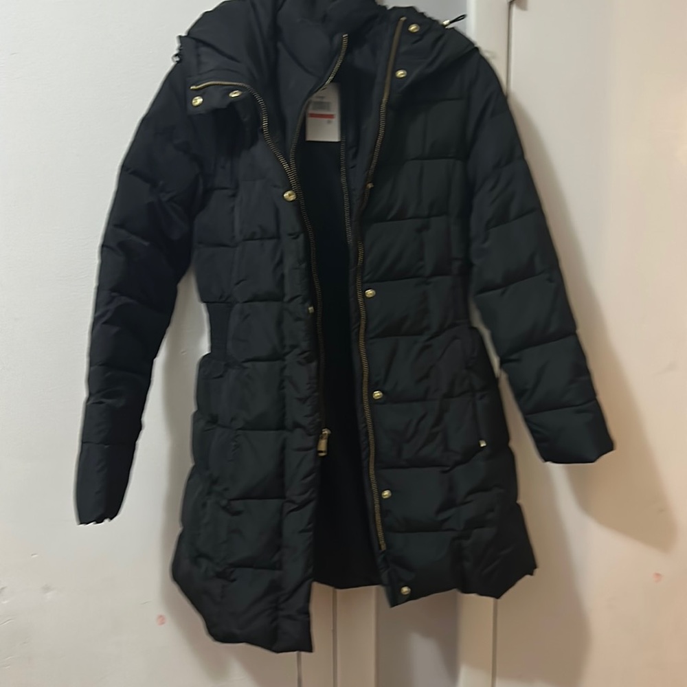 COLE HAAN SIGNATURE Cole Haan Hooded Down & Feather Jacket